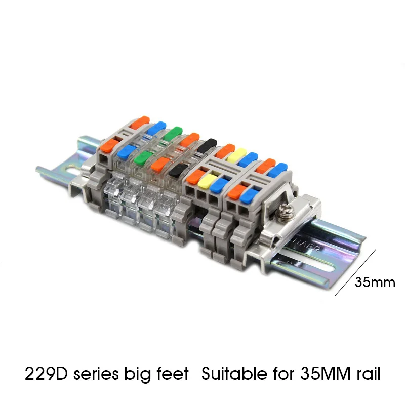 Draad Elektrische Connector 1 2 Pin Splicing Terminal Blokken Led Strip Verlichting Quick Mini Connectors Dirigent Conector Met Base