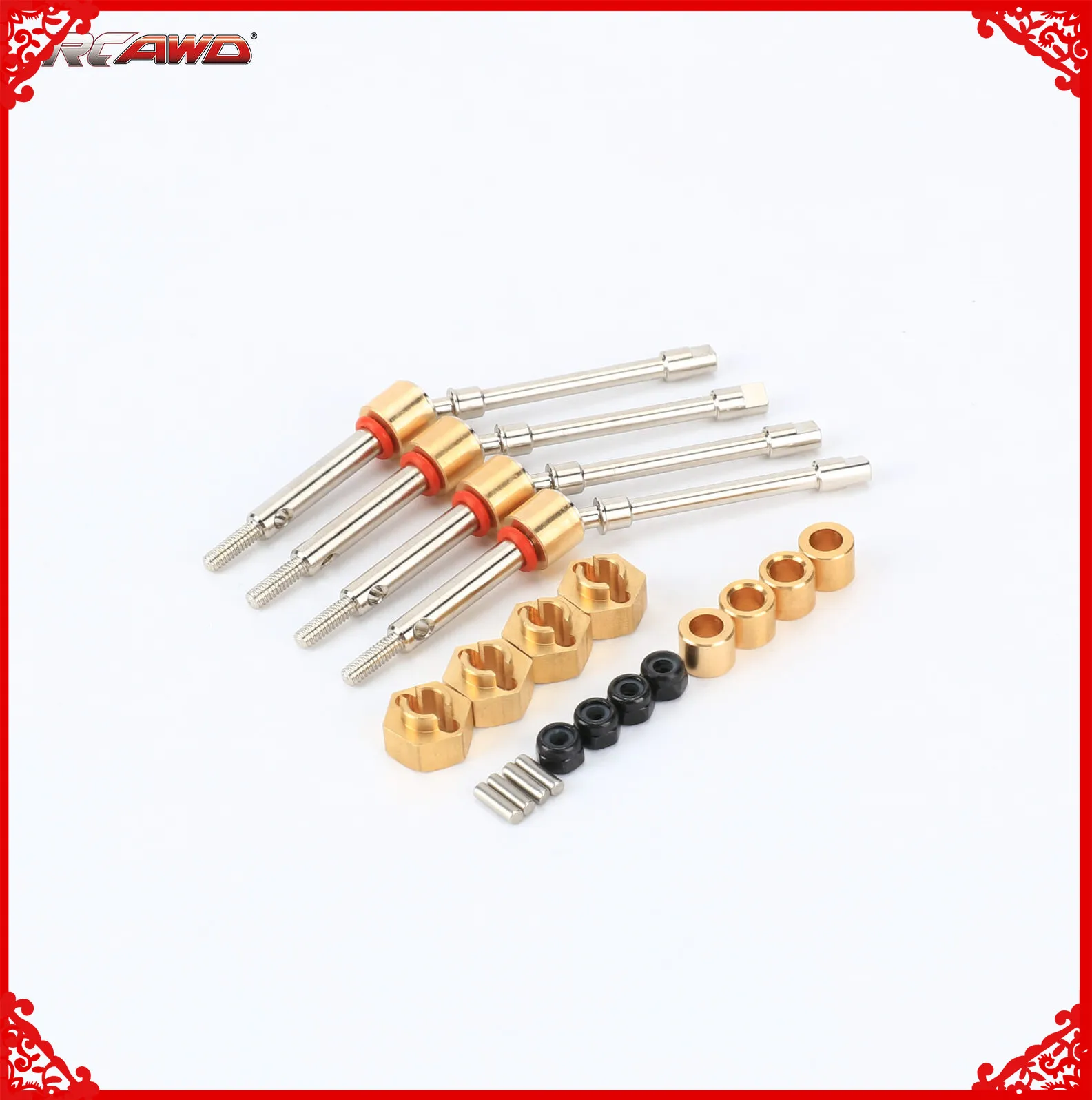 

RCAWD Extended 6MM front CVD transmission shaft Assemble for AXIAL 1/24 SCX24 Upgrades parts