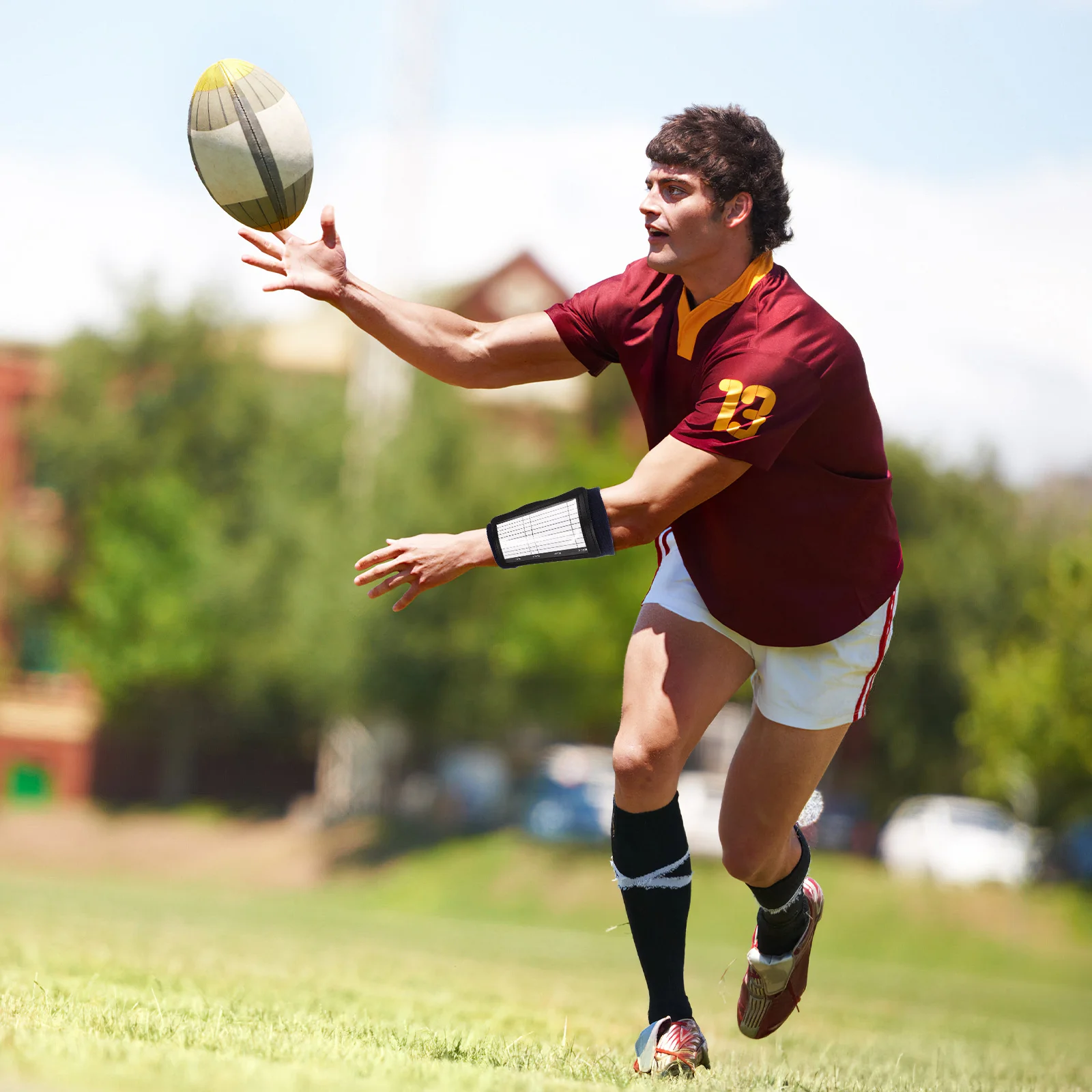 Tactische polsband donkerblauw basketbalcoachingbord Herbruikbaar klembord voor voetbalpraktijkstrategieplanner