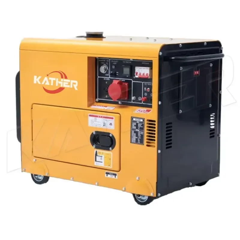 3kva 5kva 8kva 10kva Super Silent Generator 10kw Portable Generator Soundproof Alternator With Ats Auto Start 20kva
