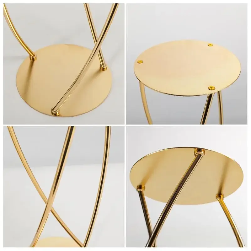 10 Stück Elegante Goldene Metall-Blumenständer als Hohe Tischdekoration für Hochzeitsfeier und Eventdekoration, Neues Design – Detail 9