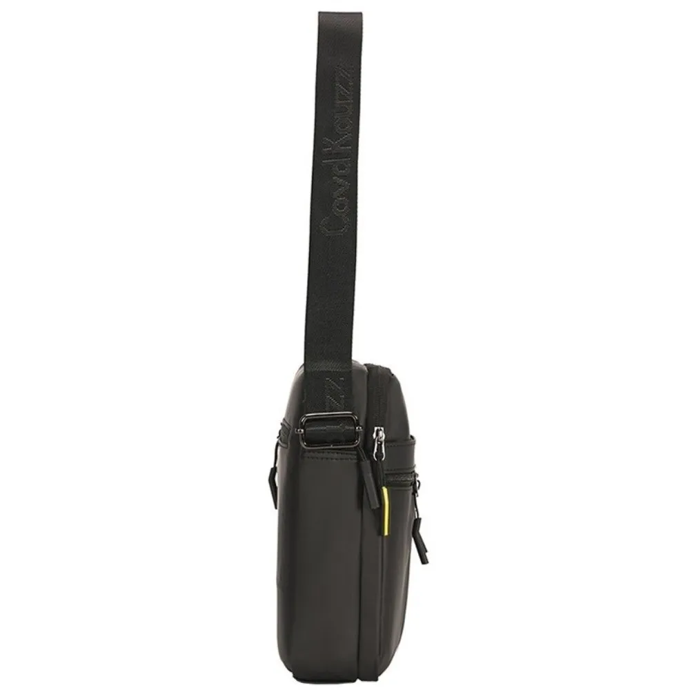 

Single Shoulder Men Shoulder Bag Multi-Pockets Multi-functional Business Messenger Bag Square Large Capacity