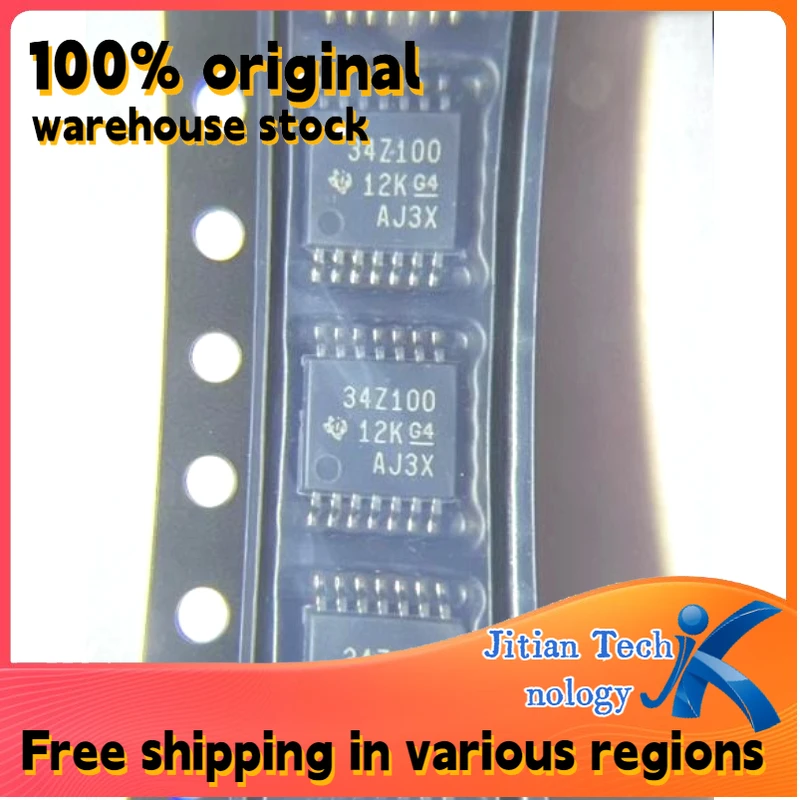 10PCS 100% brand new BQ34Z100PWR-G1 logo 34Z100 TSSOP-14 High-Quality Electronic Component