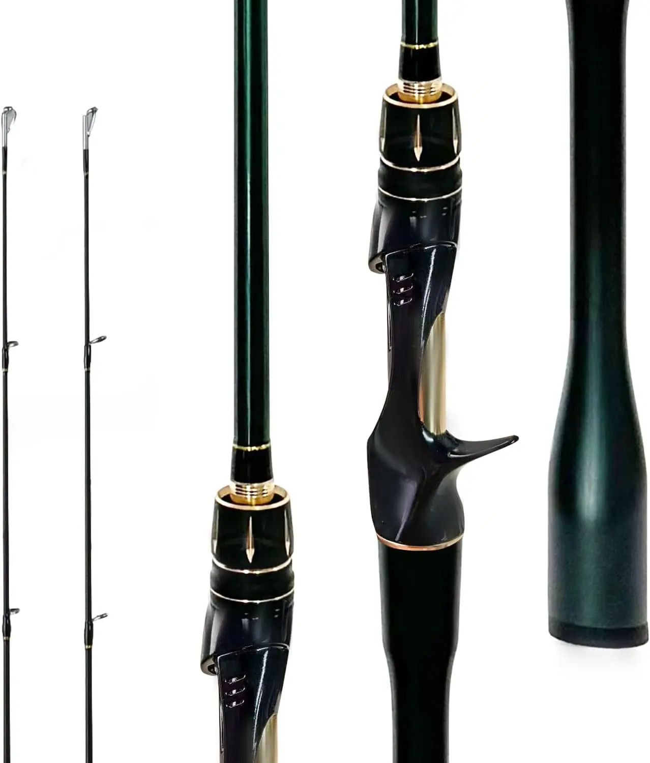 

Удилище Dark Dragon CarbonFiber, спиннинг с двумя вершинками (средняя и среднелегкая), для морской и пресноводной рыбалки, 2 секции.