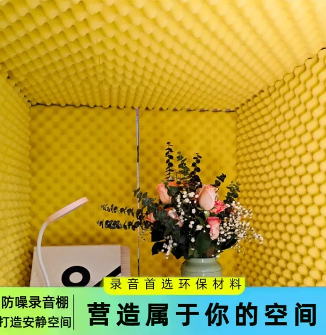 Desktop Detachable Vocal Booth for Podcasters | Portable Sound Shield to Eliminate Room Reverb for Home Recording Studio