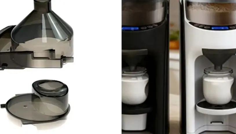 

2-Piece Replacement Funnel Set For Baby Brezza Milk Frothers Milk Frother Replacement Accessories