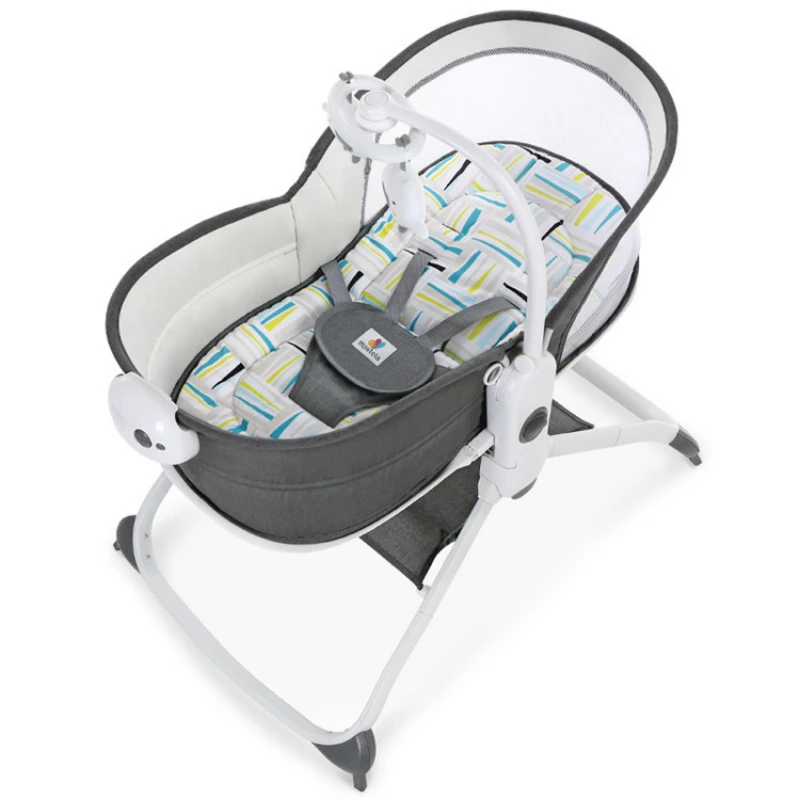 Baby resting chair portable Baby Electric Baby Shaker Can sit or lie down rocking chair for kids Comforting Chair Basket Cradle