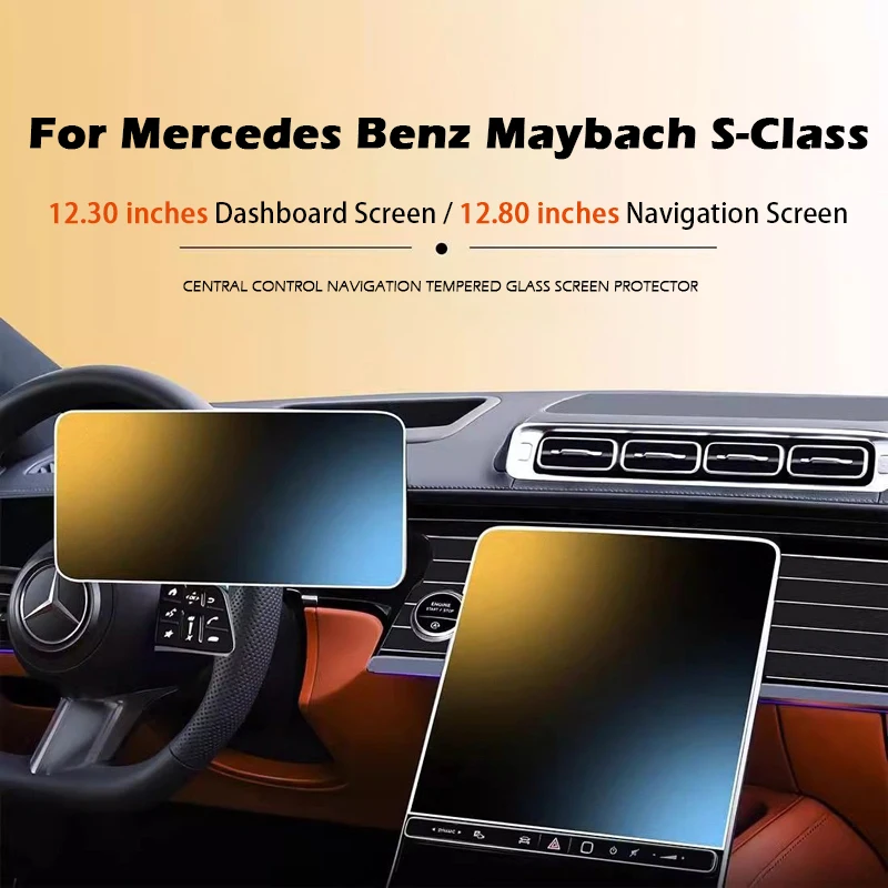 

Для Mercedes Benz Maybach S-Class 450 580 680 II Z223 2021-2025 Автомобильный ЖК-навигатор, экран из закаленного стекла, аксессуары