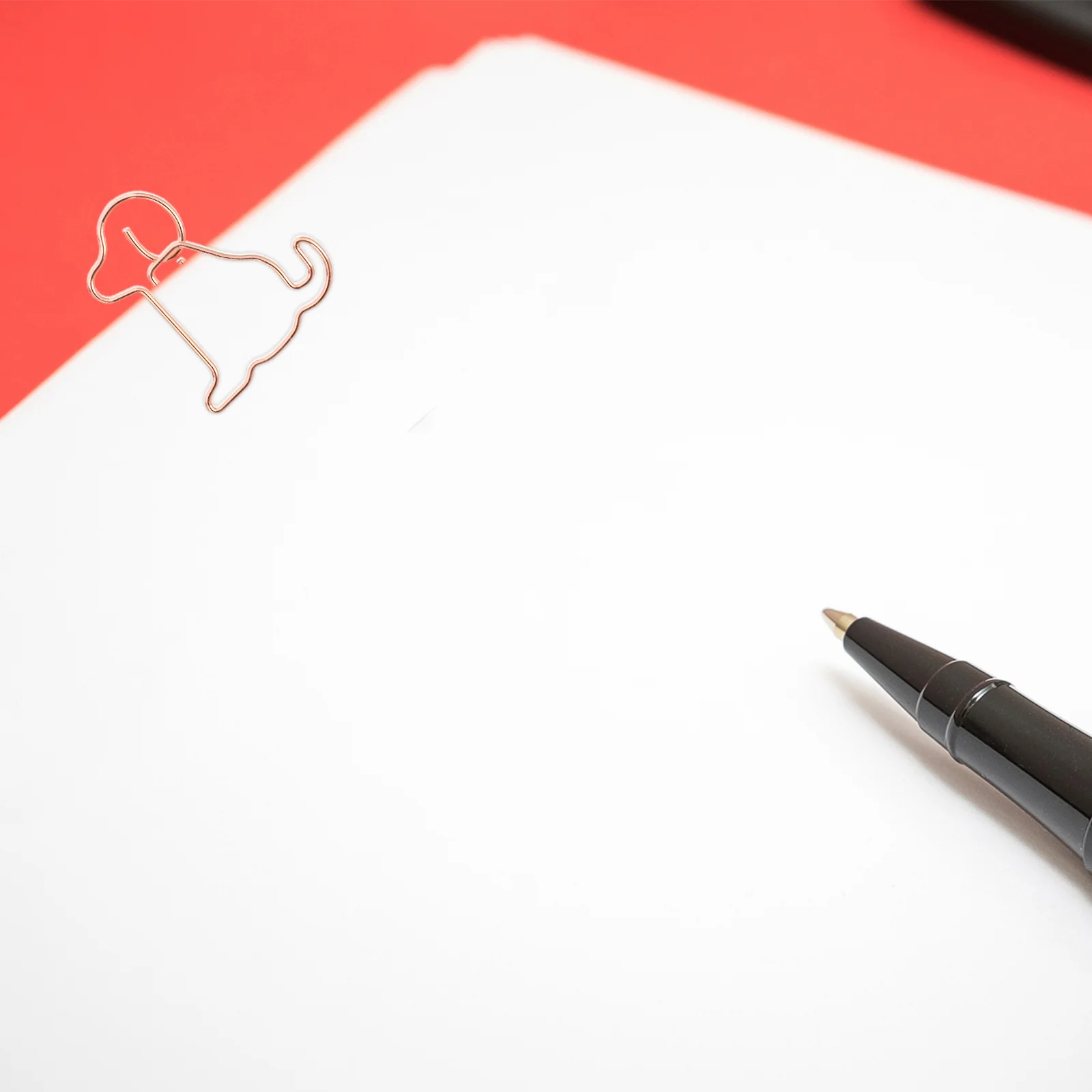 Office Supplies Cat Paper Clip Animal Shape Clips Metal Bookmark Student Use Large