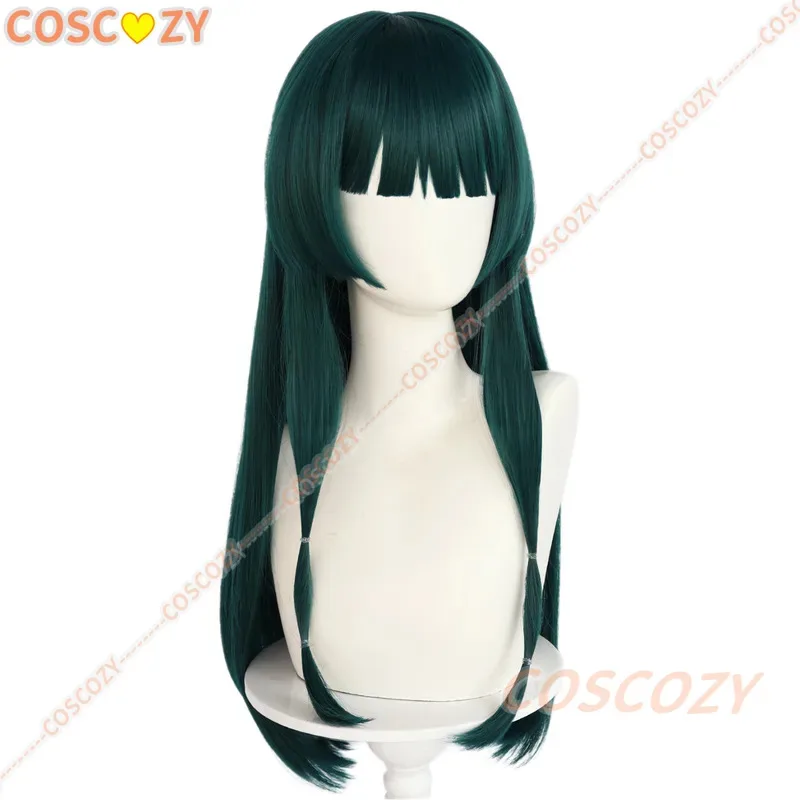 Anime The Apothecary Diaries S2 Maomao Cosplay Wig Women Girls Long Straight Green Hair Kusuriya No Hitorigoto Halloween Props