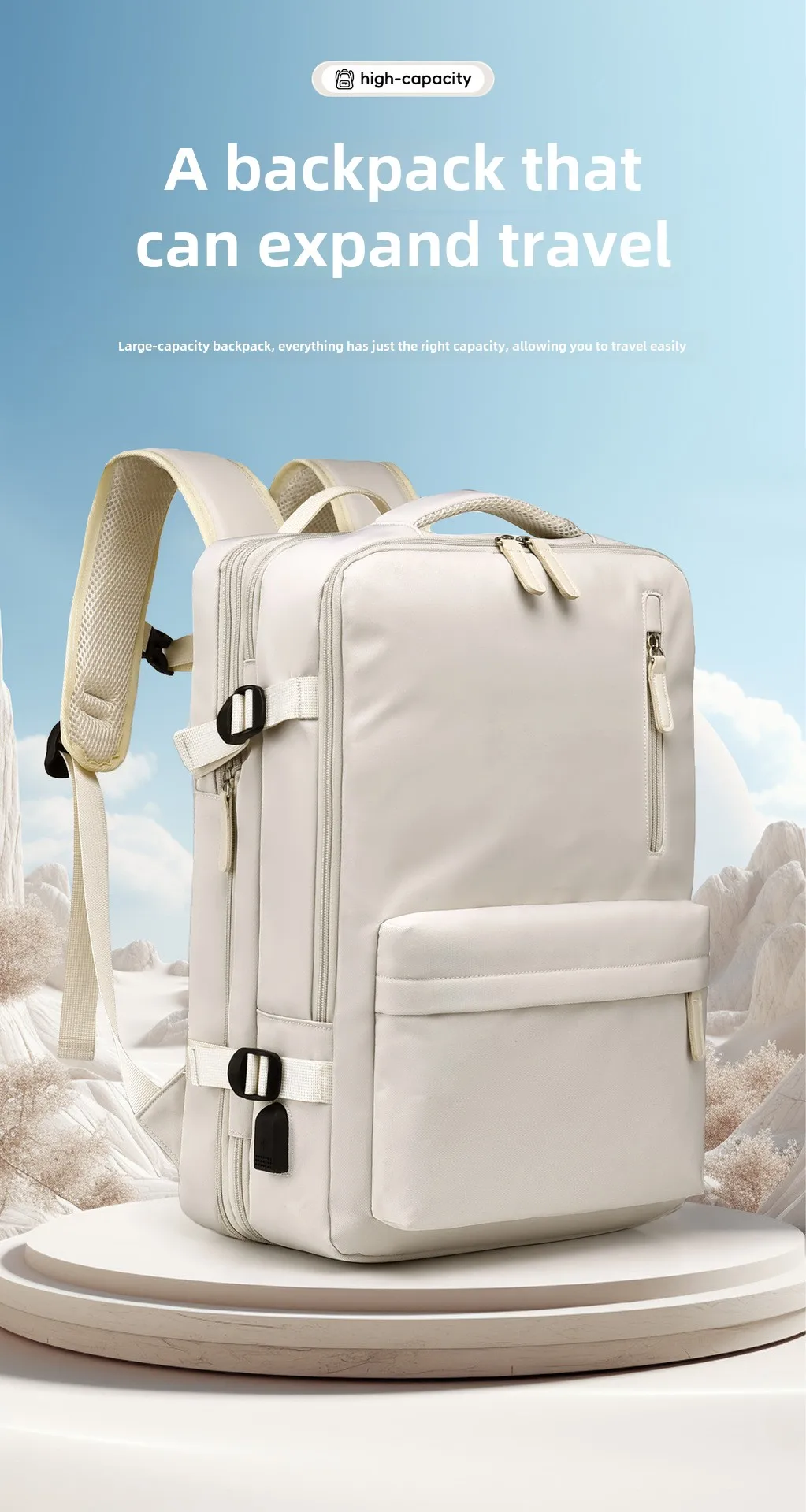 Travel Laptop Backpack Image 1