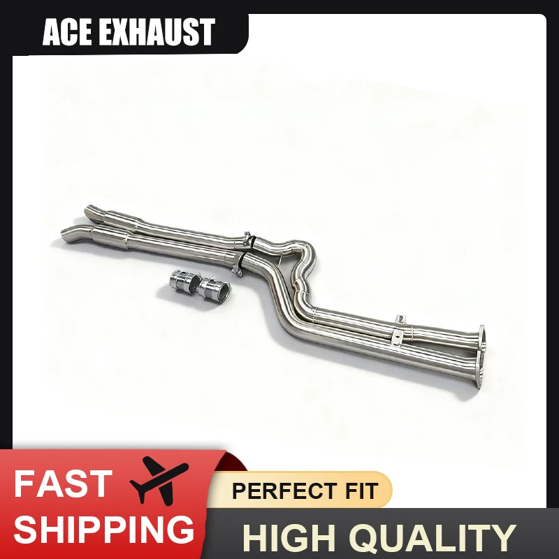 

ACE Fitment Equal Length Midpipe for BMW S58 F97 X3M F98 X4M 3.0T With Resonator SUS304 High Performance Flow Flow Exhaust Pipe