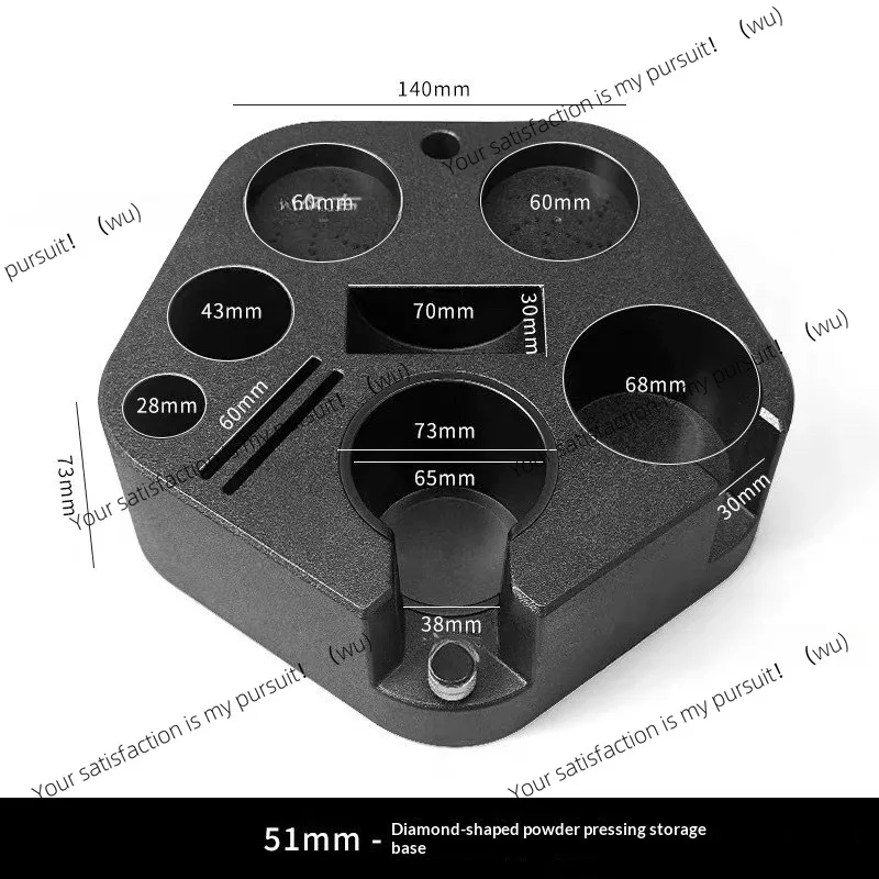 51/58mm Espresso Coffee Machine Storage Base Multifunctional Tamper Distributor Handle Holder Stand Coffee Machine Accessories