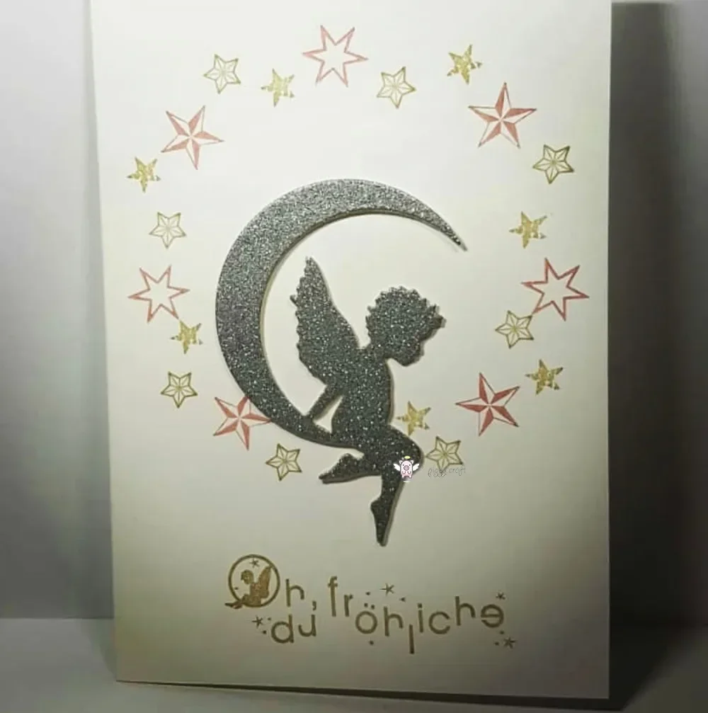 

Металлические вырубные ножи Piggy Craft: звезды, луна, ангел, ребенок. Формы для вырезания для скрапбукинга, бумажных поделок, альбомов, открыток. Нож-резак для творчества.