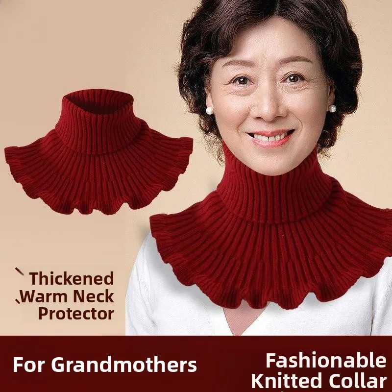 

Теплый шарф-воротник для женщин, имитация воротника, защита шеи от холода зимой, незаменимый согревающий аксессуар для шеи.