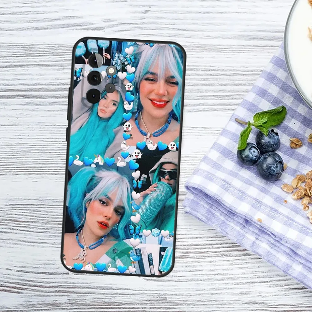 K-Karol G Singer Phone Case For Samsung Galaxy A13,A21s,A22,A31,A32,A52,A53,A71,A80,A91 Soft Black Phone Cover