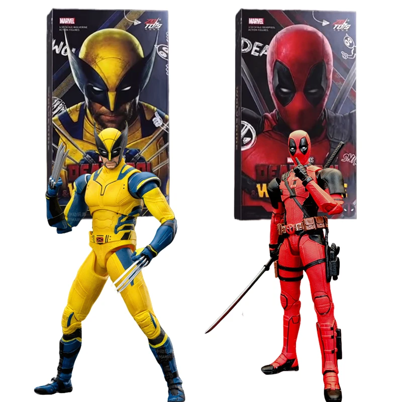 

Original 2024 Deadpool & Wolverine Action Figures Movie Version ZD Toy Series Collections Adult Action Figures Garage Kit Gift