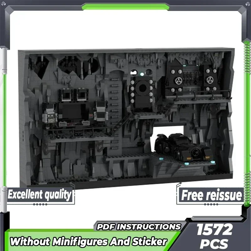 

Popular Hero Movie Model Moc Building Bricks Shadowbox Batcave Technology Modular Blocks Gifts Christmas Toys DIY Sets Assembly