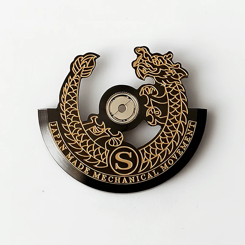 ブラックドラゴン形状 NH35 ローター NH35 フィット NH35 NH36 NH38 NH39 4R 6R ムーブメントローターアクセサリー