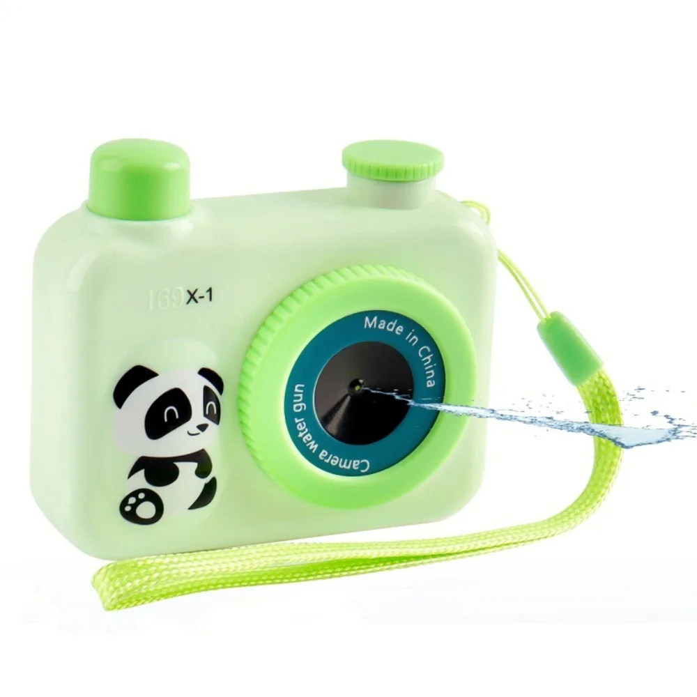 

Kids Gift Cartoon Panda Camera Water Spray Toy ABS Novelty Camera Water Squirting Toys Creative Cute Beach Water Sprayer Summer