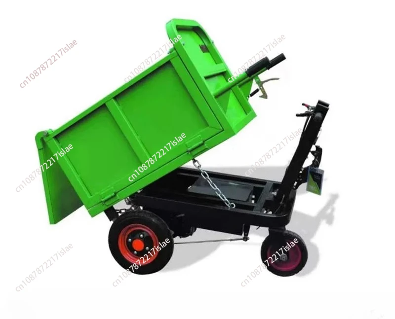

Construction site electric hand push bucket truck project tipping bucket small electric transporter