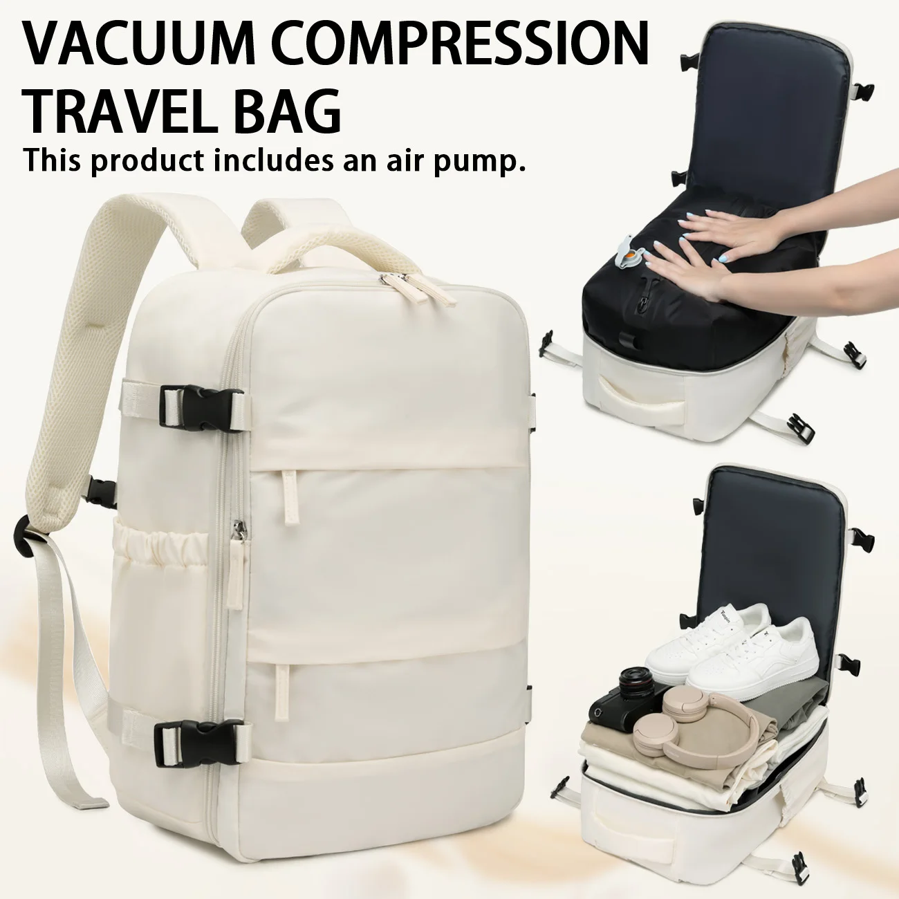 

Рюкзак Ryanair Travel Cabin Самолет 43x30x18, компрессионный рюкзак с воздушно-вакуумной компрессией, женский и мужской рюкзак, деловая сумка для ноутбука, сумка