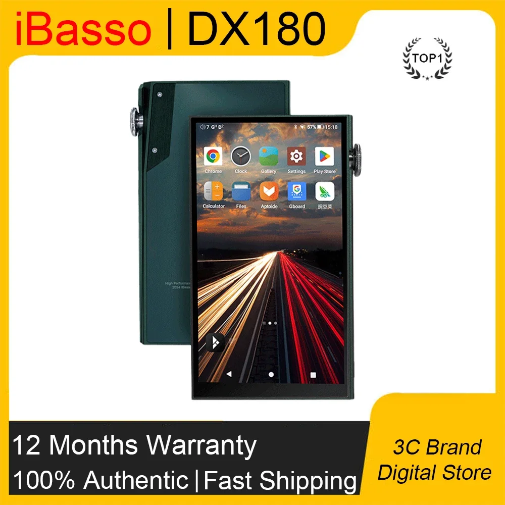 Original iBasso DX180 Music Player 4GB+128GB HiFi Fever Lossless Music MP3 Front End National Brick DX170 Upgrade MP3 Players