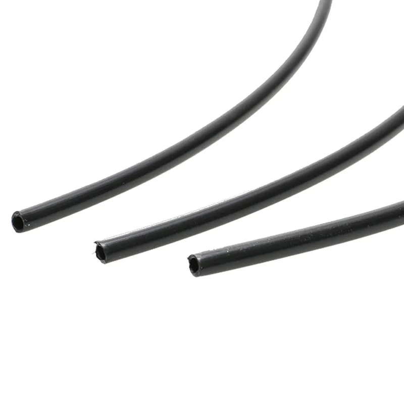 Czarny Nylon rura PA rura obrabiarka olej smarowyolej smarowy wysokociśnieniowa rura gazowa z tworzywa sztucznego dla RC koparka hydrauliczna Model