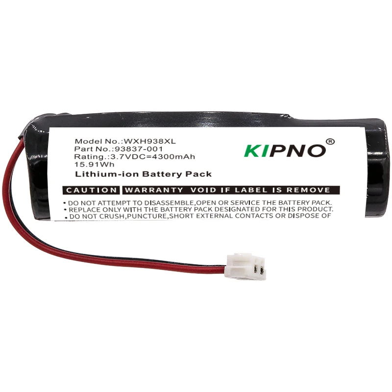 

4300mAh Replacement Battery for Wahl 93837-001 93837-200 Cordless Magic Clip Designer Super Taper Shaver