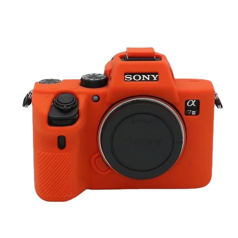 Dla Sony A7 III a7riii A7III a7m3 a7r3 A9 torba na aparat A7III miękka guma silikonowa aparat ochronny pokrowiec na korpus