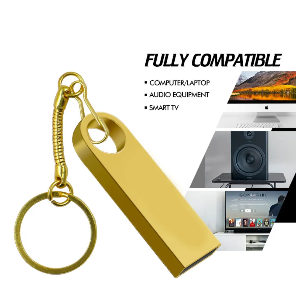 USB Flash Drive 128Gb Pendrive 128Gb Memory Stick 32Gb 4Gb Metal 64 Gb Pen Drive 8Gb Usb Stick 16 Gb