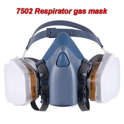 7502 Gas mask Chemical Respirator Protective Mask Industrial Paint Spray Anti Organic Vapor 6001/2091 filter