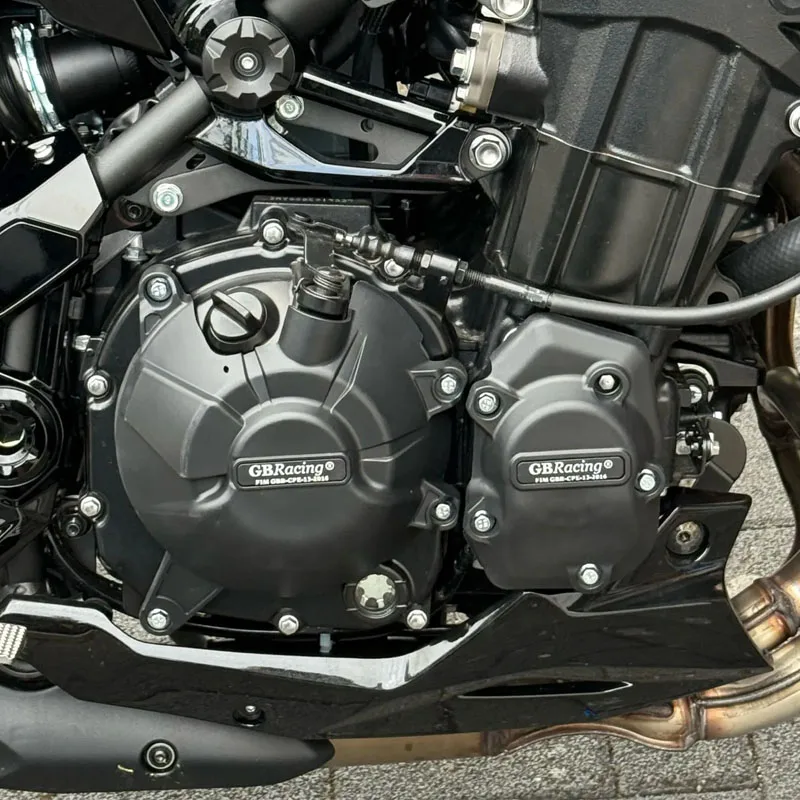 New V2 protector de motor de moto GBRacing Engine Cover Set for Kawasaki Z900 (2017-2026) - Clutch & Secondary Alternator Covers image 5