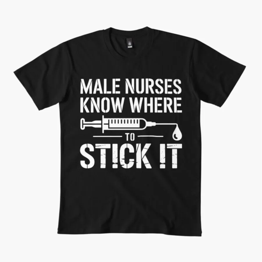 Мужские медсестры знают, где приклеить это - забавная футболка Emoji Memes для мужчин и женщин, футболки из 100% хлопка, топы с короткими рукавами 1112-5