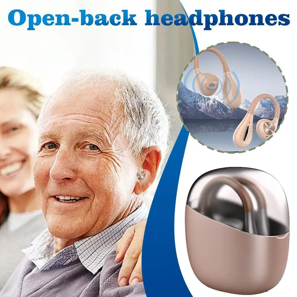 

A8 Open Hearing Aid OTWS Bluetooth Headset Noise Reduction Technology NR Low Power Digital Hearing Aid Chip 16WDRC 30h Last Stan