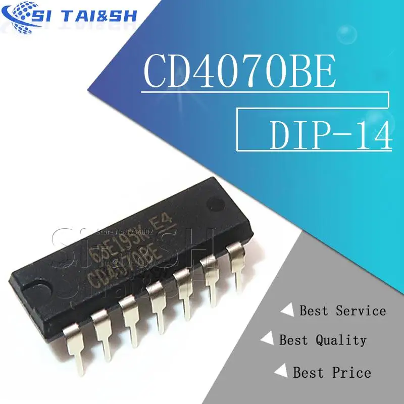 10Pcs New CD4060 CD4066 CD4069 CD4070 CD4071 CD4081 CD4093 CD4094 CD4511 CD4518 CD40106 CD4015 CD4019 BE DIP16 DIP14 IC Chip