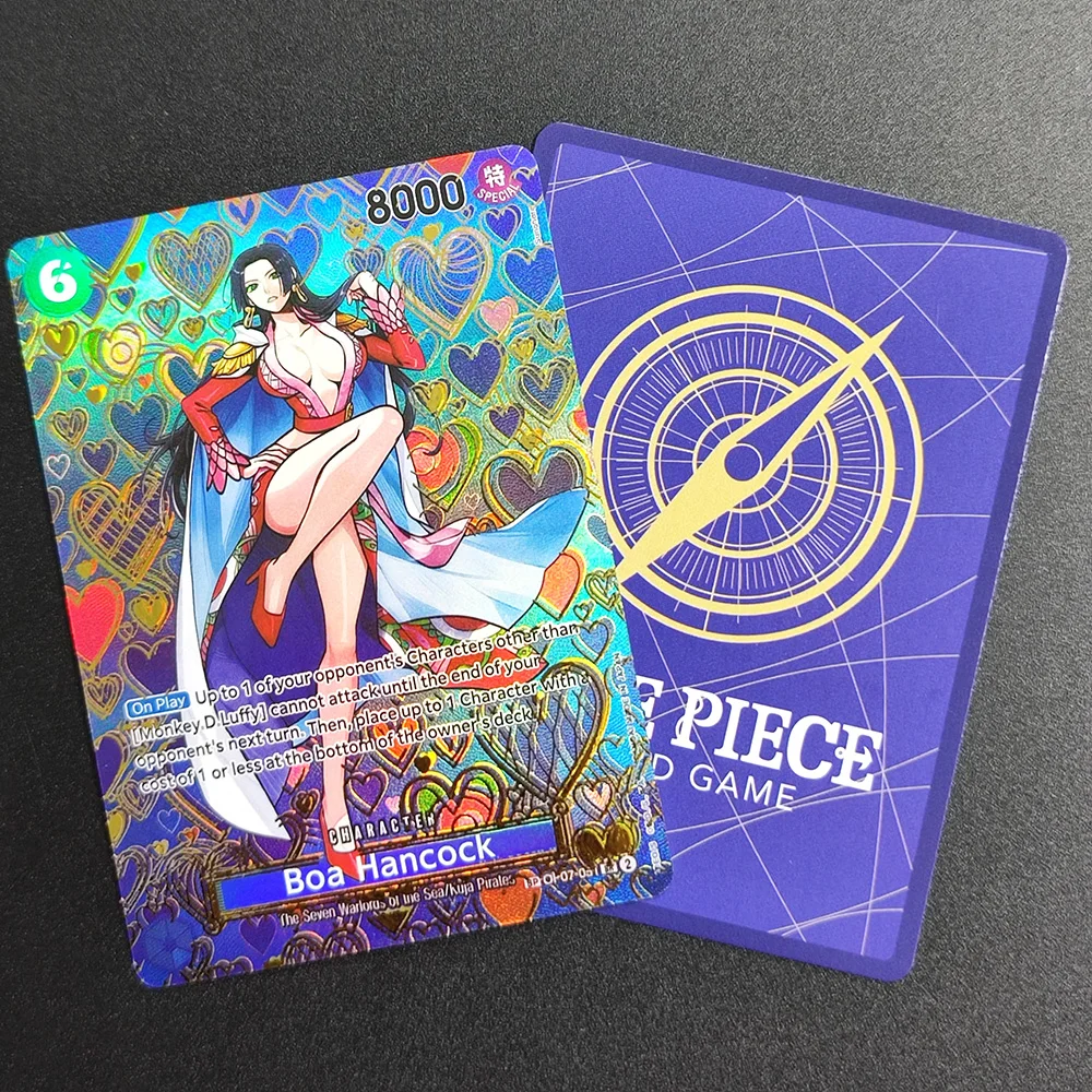 Tarjeta Proxy One Piece 2024 One Piece EN Boa Hancock OP07-051, Tarjeta Coleccionable Súper Rara, Tarjeta Individual de Anime Clásico, Juguetes