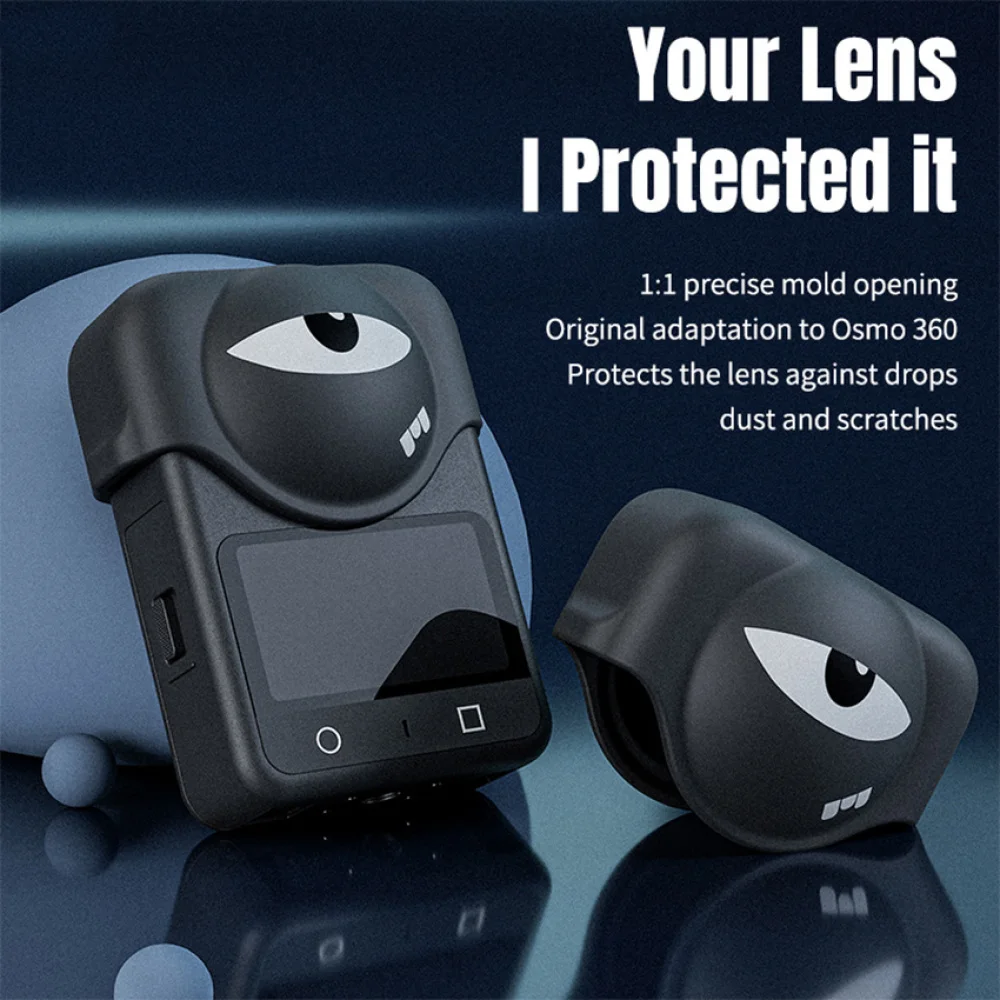 Anti-kras Lensdop voor DJI OSMO 360 Protector Cover Accessoires voor OSMO 360 Camera Anti-stof Siliconen Lens beschermhoes