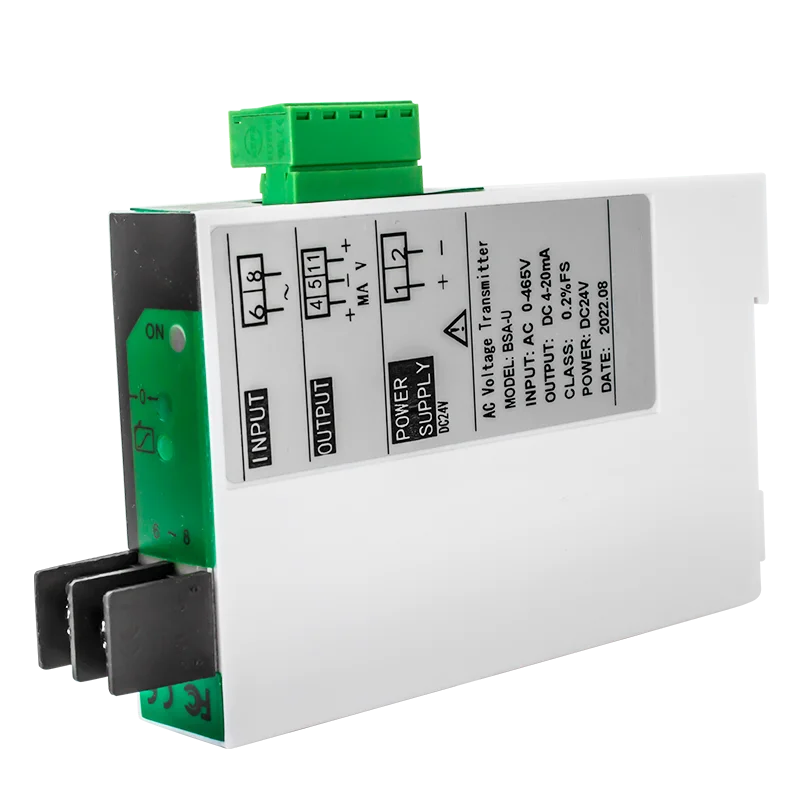 AC Votlage Sensor Transducer 0-220V 0-380V 0-465V 0-1000V Voltage Transmitter 4-20mA 0-10V RS485 AC Voltage Transmitter