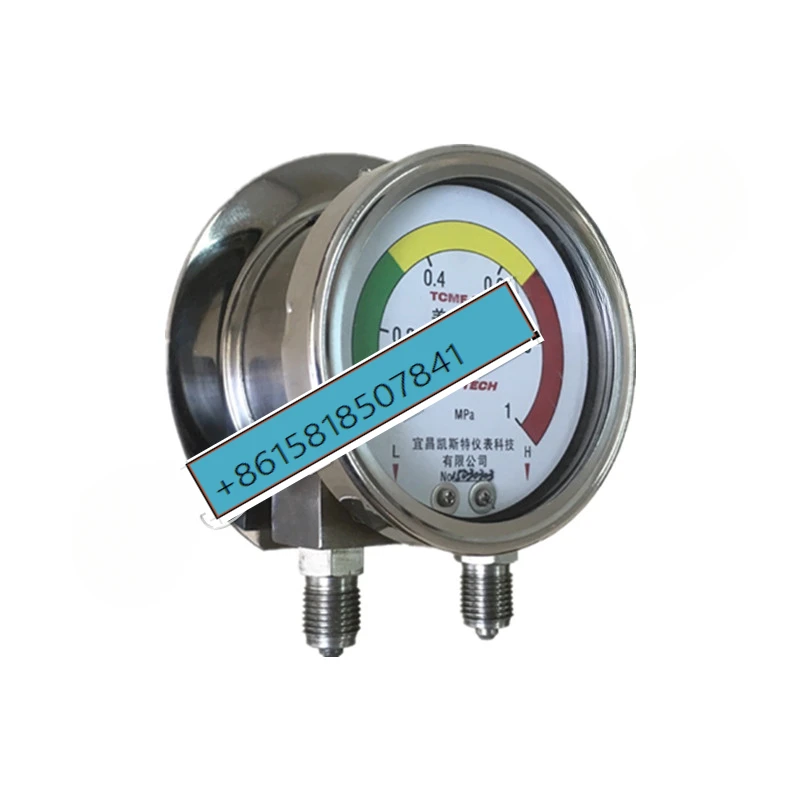 Stainless steel differential pressure gauge gas liquid, pointer type, filter to measure differential pressure