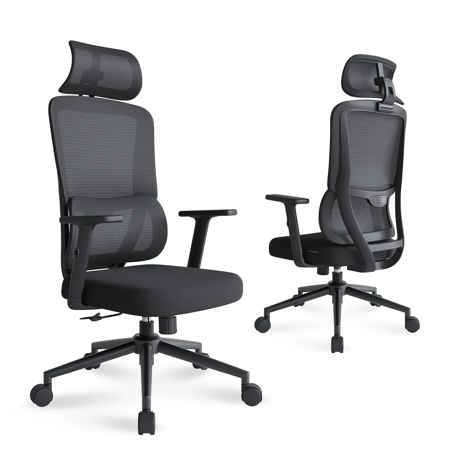 Factory Price Furnitures Adjustable Work Rolling Fabric Mesh Swivel Executive Ergonomic Office Chairs