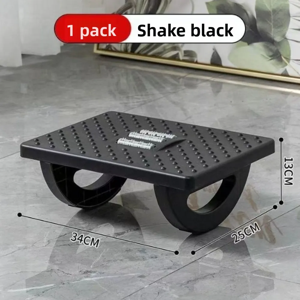 قابلية الحمل مع بكرات التدليك مسند القدمين 180 درجة سوينغ مريح تحت المكتب مسند القدمين مقعد القدم تحت المكتب #4