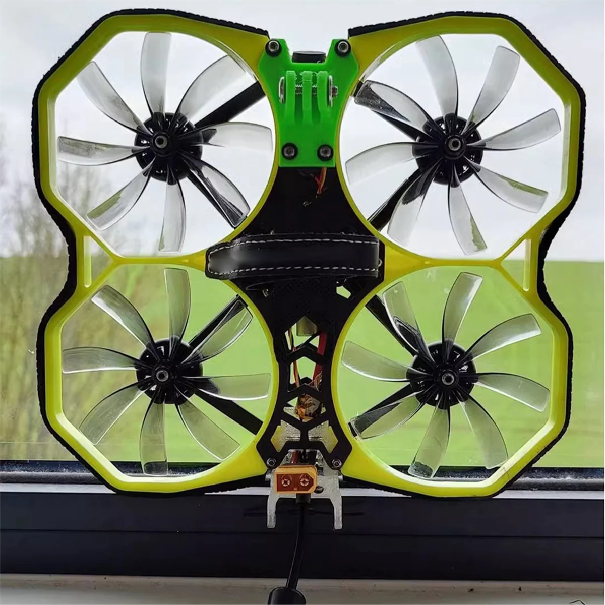 2 pares de hélice de 3,5 polegadas 89MMX8 89MM hélice de PC de 8 lâminas para drones canalizados RC FPV Freestyle