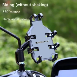 For Yamaha Tricity 300 125 155 2019 2020 2021 2022 2023 Accessories Motorcycle Handlebar Mobile Phone Holder GPS Stand Bracket