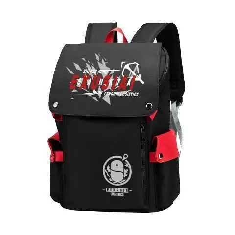 Anime Arknights Rhodes Island Penguin  Game Merchandise Unisex Student Laptop Travel Backpack