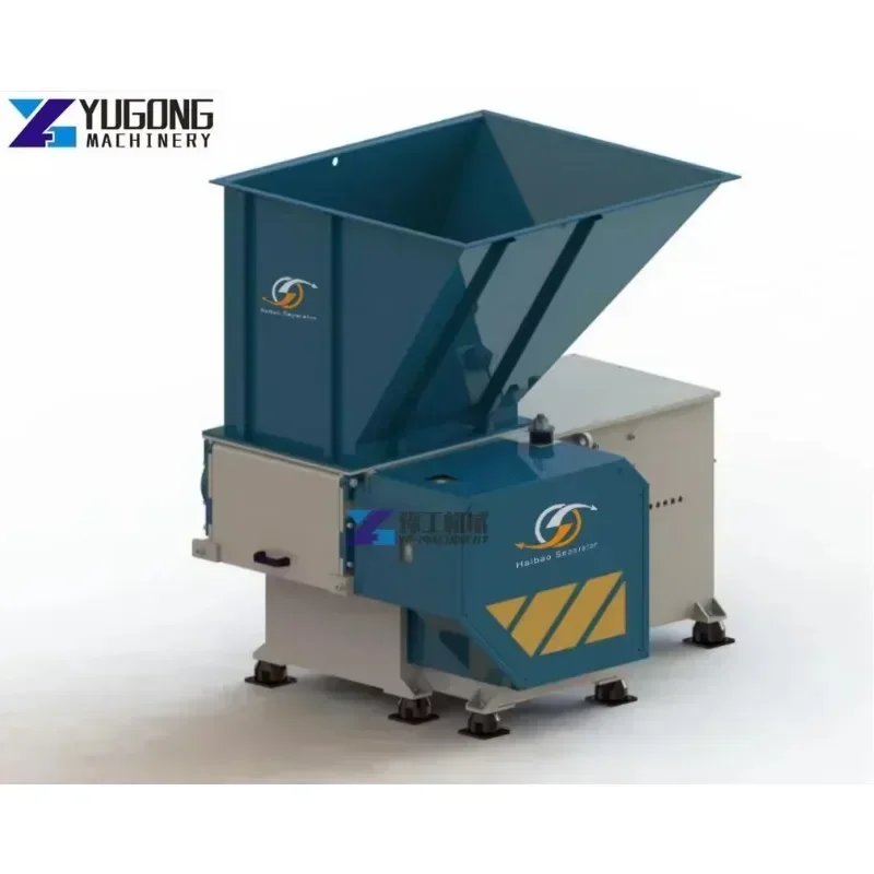 Tire Shredders Tyre Recycling Equipment E Waste Recycling Plant Plastic Recycling Machine Price Double Shaft Large Shredder