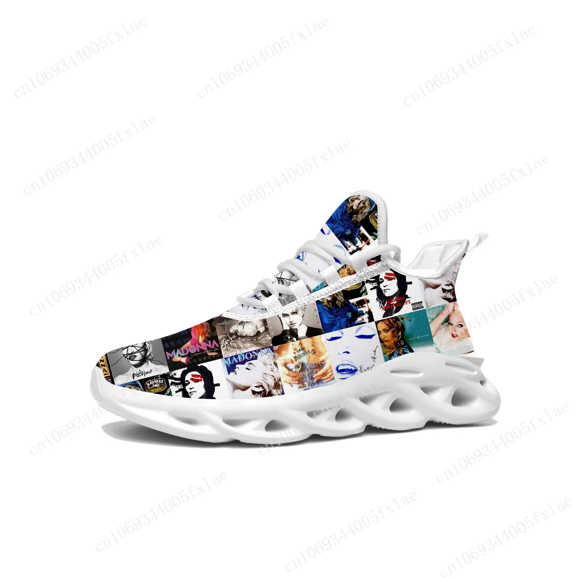 Madonna Rock Singer Hot Flats Sneakers Mens Womens Disco Pop Sports Running Shoe Sneaker Lace Up Mesh Footwear Tailor-made Shoe