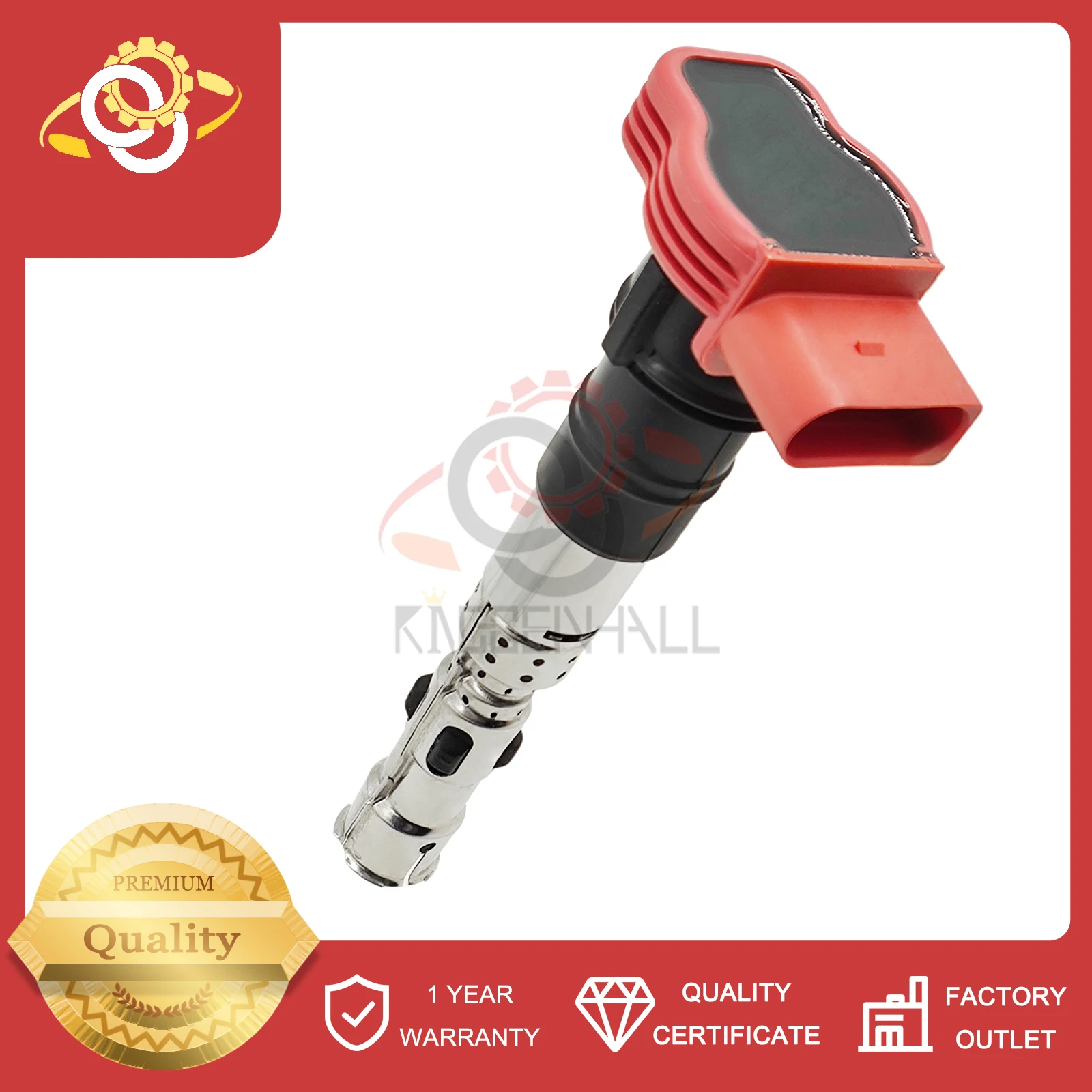 

High Quality Car Ignition Coil Pack 077905115T 077905115Q Compatible With Audi A8 A6 S4 VW Touareg Phaeton 4.2 00-09 Auto Part