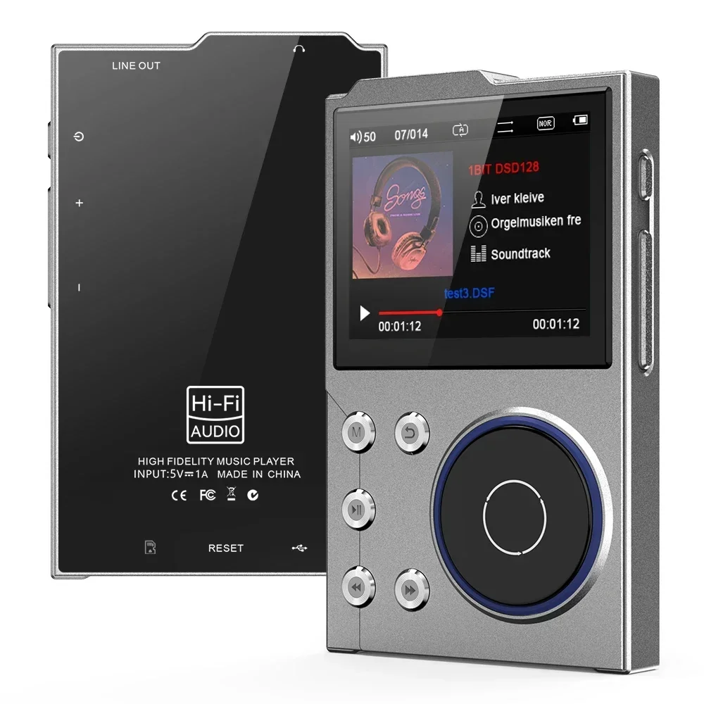 Hi-Fi Digital Audio MP3 Player Lossless DSD High Definition Portable MP3 Music Player Built-in 16GB Walkman Supports 20 Language image 3