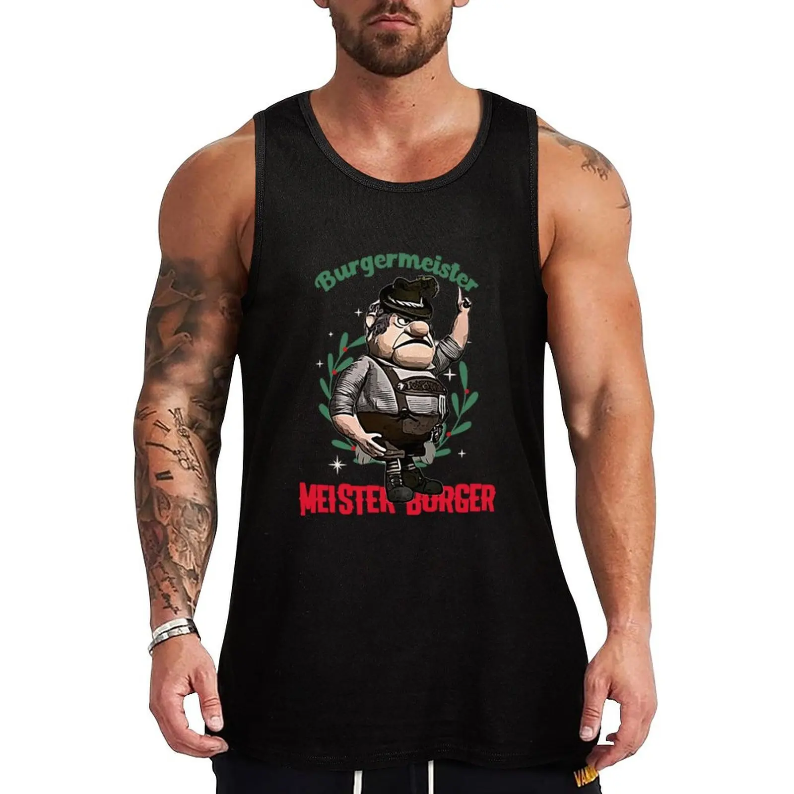 Burgermeister Meister Burger German Le T-ShirtBurgermeister Meister Burger (german lederhosen) Tank Top